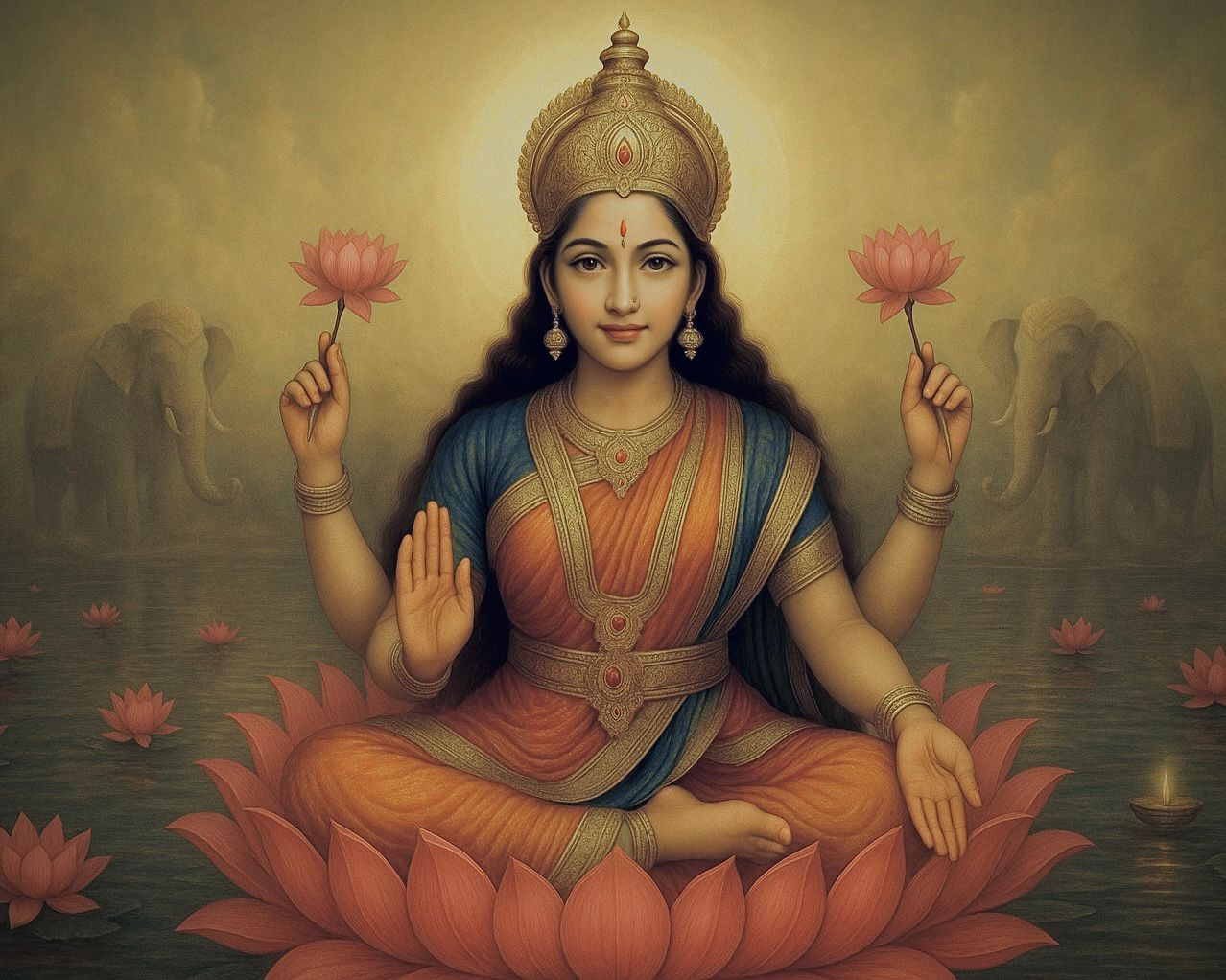 Bhajan or religious program